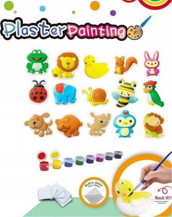 Plaster Figurines Paint Set Emma Blue