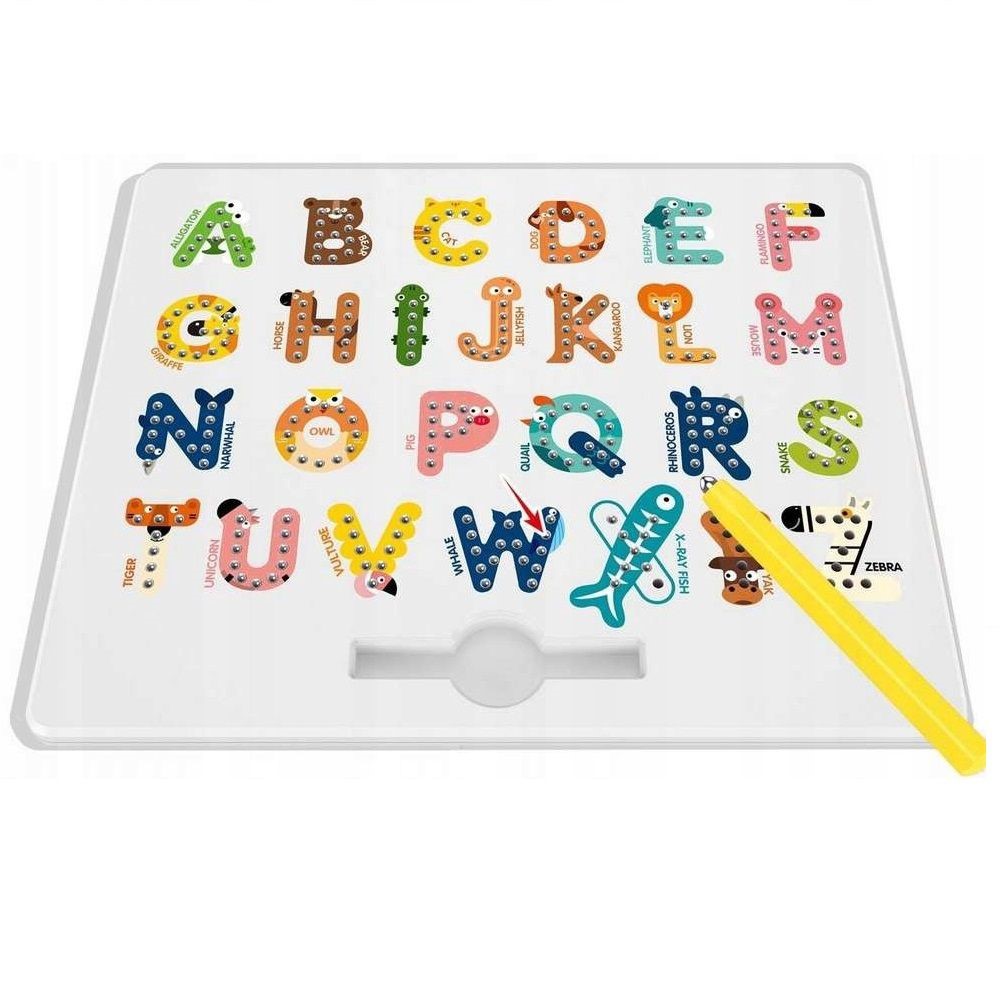 Letter Board 2 In 1 Alphabet Tracing Board Emma Blue