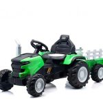 Kids Ride-On Electric Tractor with Trailer