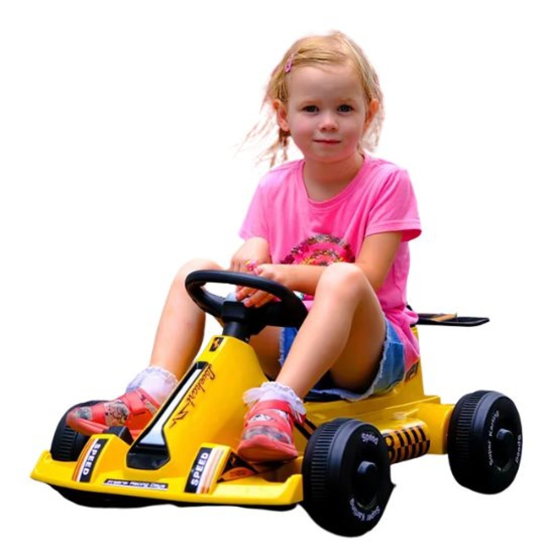 Kids Mini Go Kart – Foot-Powered Ride-On - Emma Blue World Of Toys