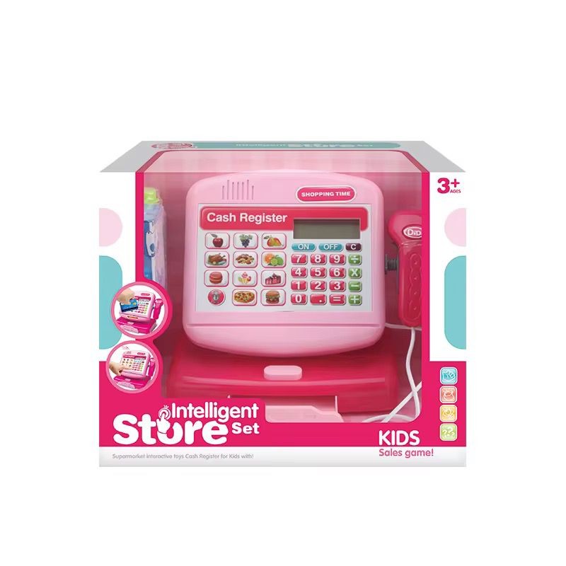 Kids Intelligent Store Set – Deluxe Toy Cash Register with Scanner, Sounds & Accessories - Image 4
