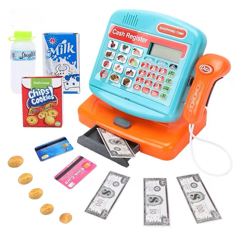 Kids Intelligent Store Set – Deluxe Toy Cash Register with Scanner, Sounds & Accessories - Image 5