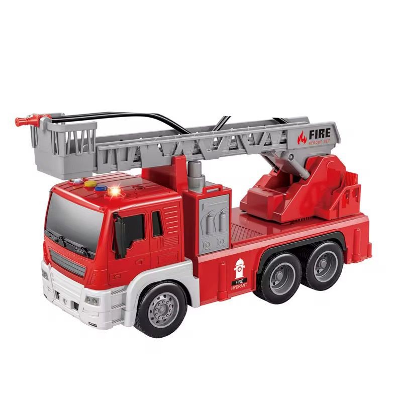 1:16 Multifunction Fire Truck with Lights, Sounds & Water Spray - Image 2