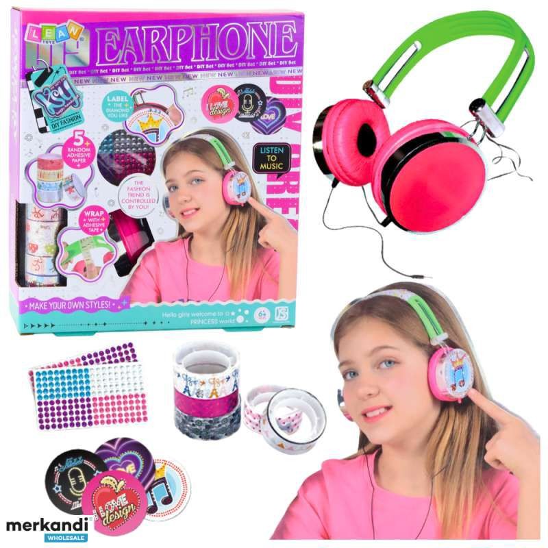 DIY Earphone Fashion Design Kit – Decorate Your Own Headphones