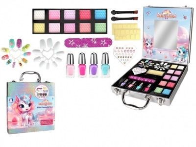 Glorious Kids Cosmetic Case – Pretend Play Makeup Set in Carry Case