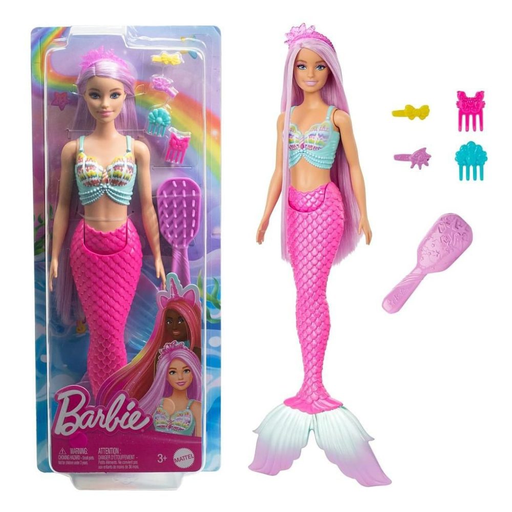 Barbie Mermaid Doll with Styling Accessories