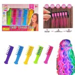Craft & Arts Hair Comb Colour Set – Temporary Hair Chalk (5 Pack)