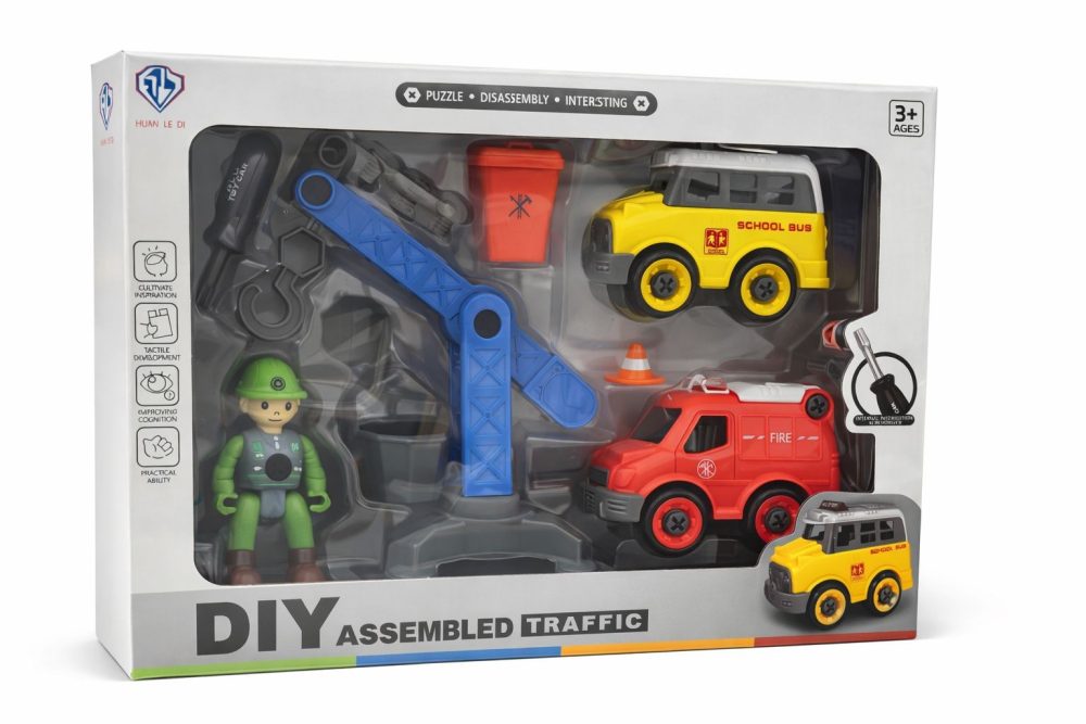DIY Assembled Traffic Playset