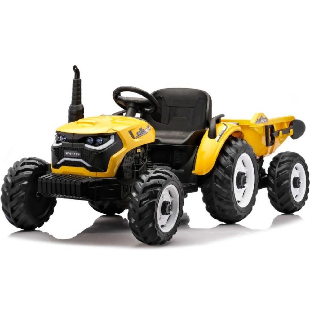 Kids Electric Ride-On XL Tractor with Trailer