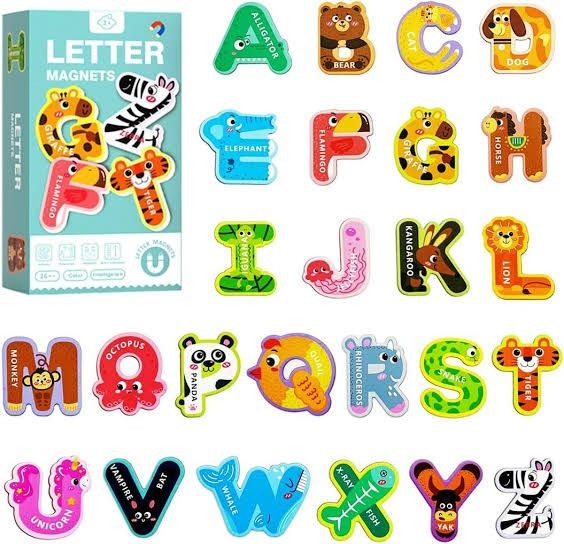 Animal Alphabet Magnetic Set 2