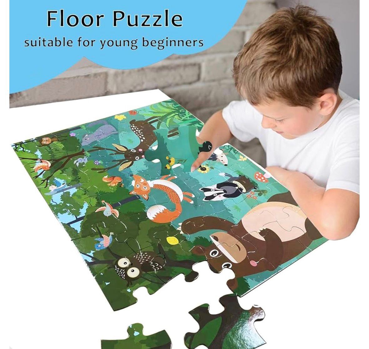 In The Forest Jumbo Floor Puzzle – 35 Pieces - Image 3
