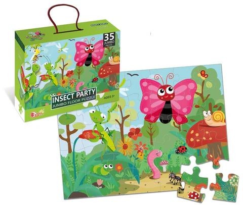 Insect Party Jumbo Floor Puzzle