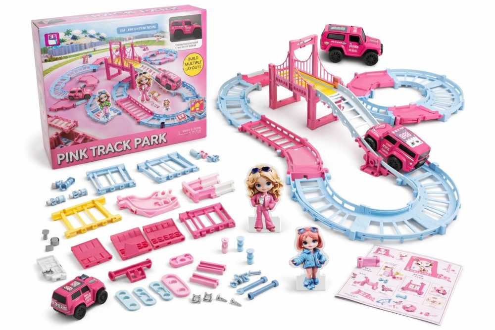 Pink Track Park Playset