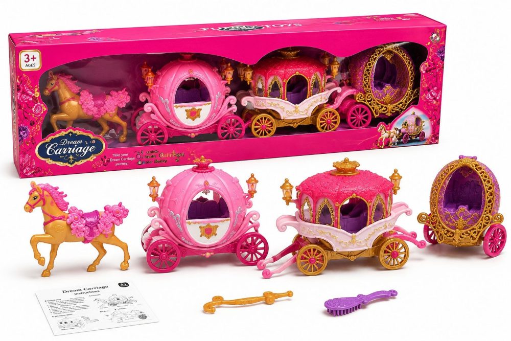 Dream Carriage Princess Play Set – 65cm Long