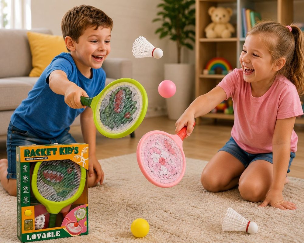 Kids Tennis & Badminton Racket Set