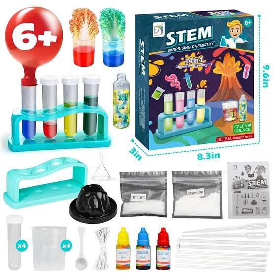 STEM 14-in-1 Surprising Chemistry Experiment Kit 2