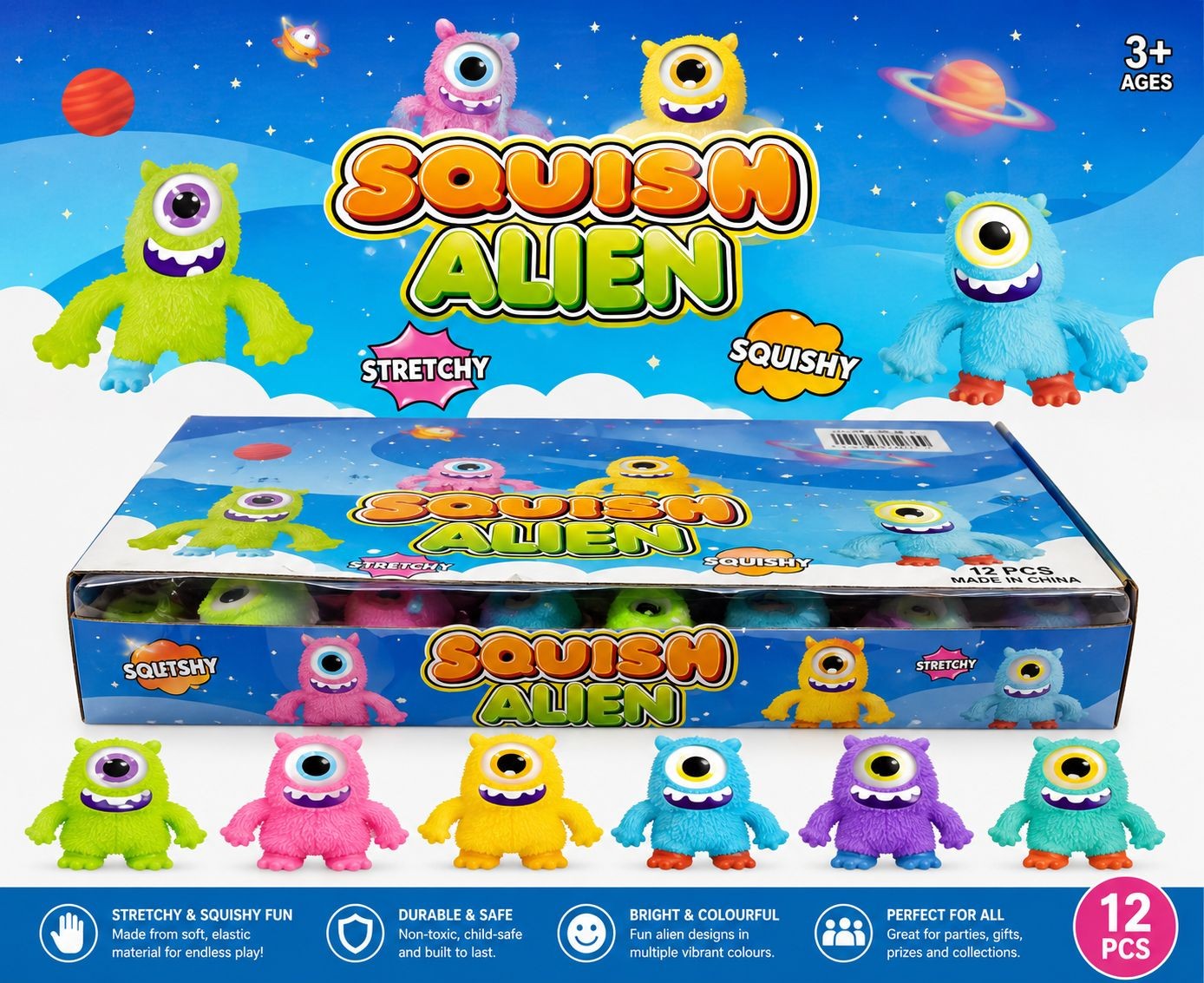 Squish Alien Stretchy Toy - Image 2
