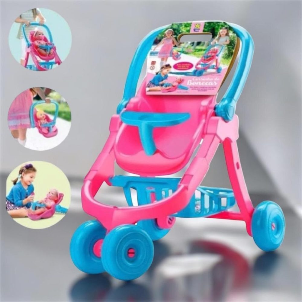 3-in-1 Doll Stroller & Carrier Set
