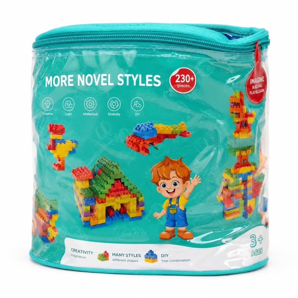 Creative Building Blocks Set – 230+ Pieces