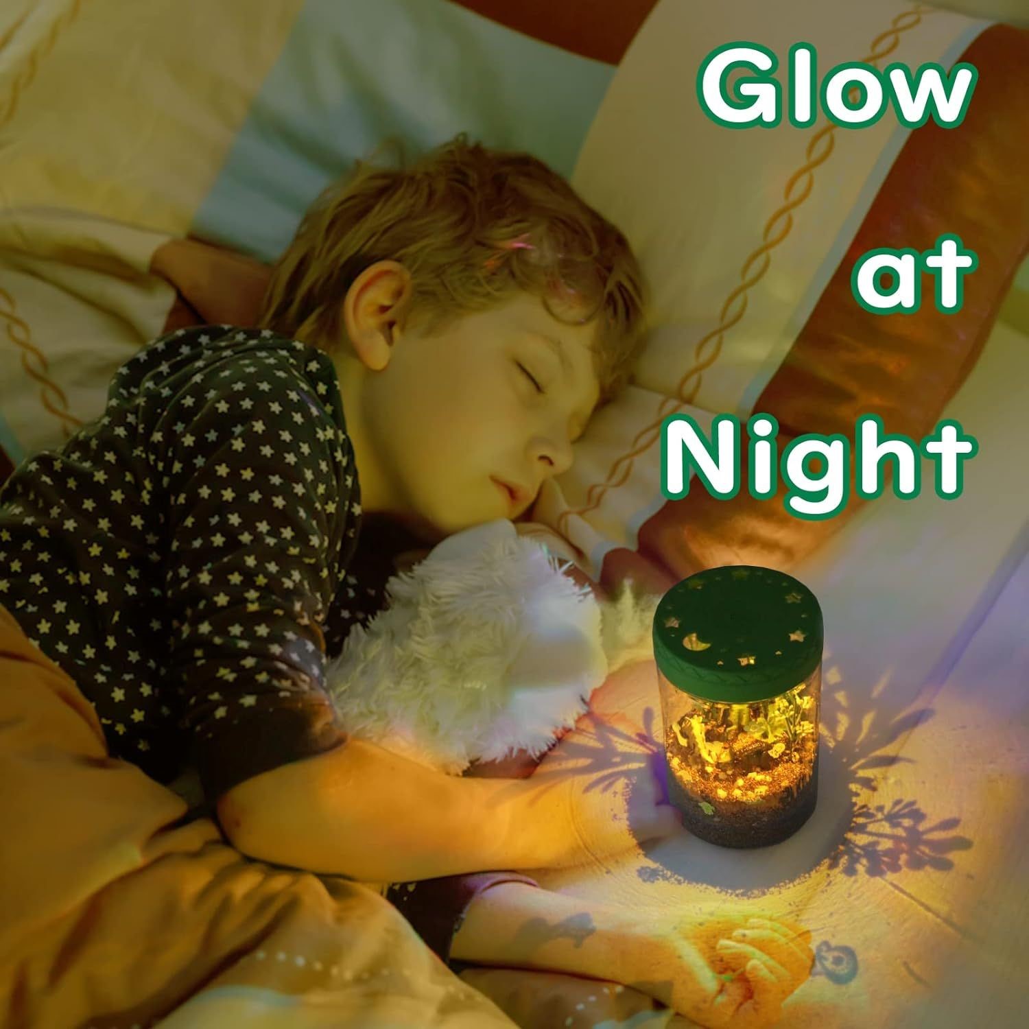 Dinosaur Garden Glow Terrarium Kit - Image 4