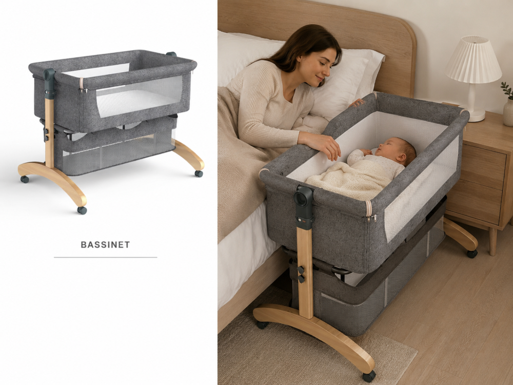 Premium Bedside Baby Bassinet