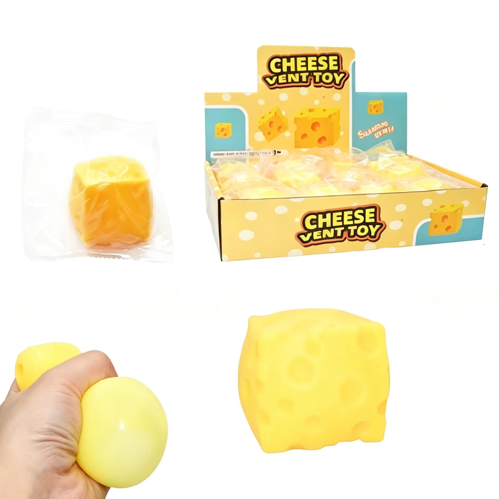 Cheese Squishy Slow-Rising Toy