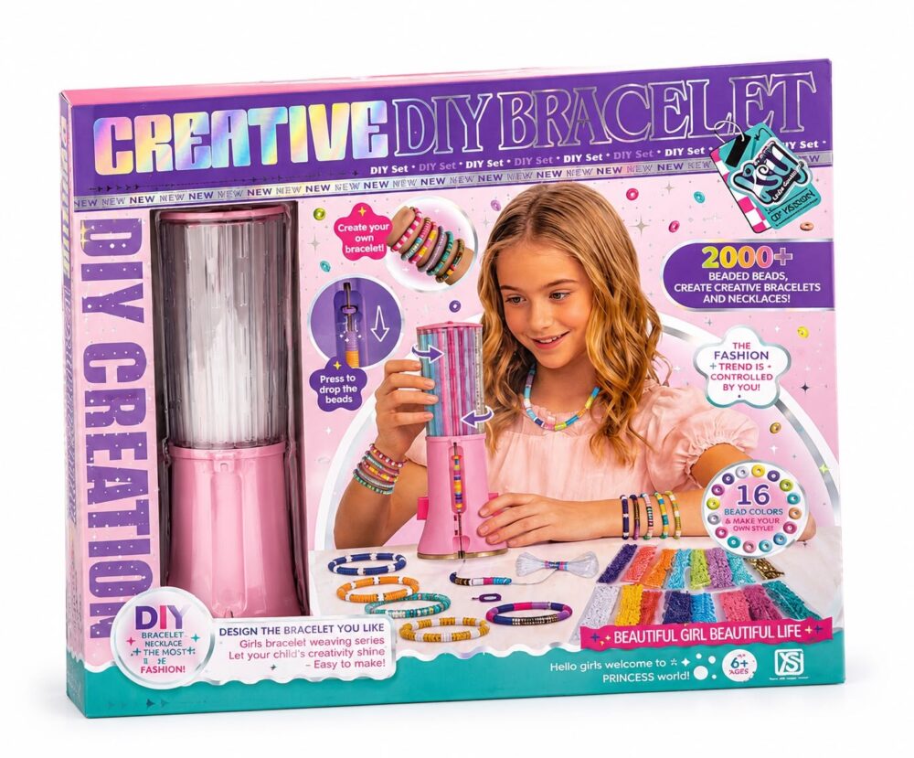 DIY Creative Bracelet Making Kit – 2000+ Pieces