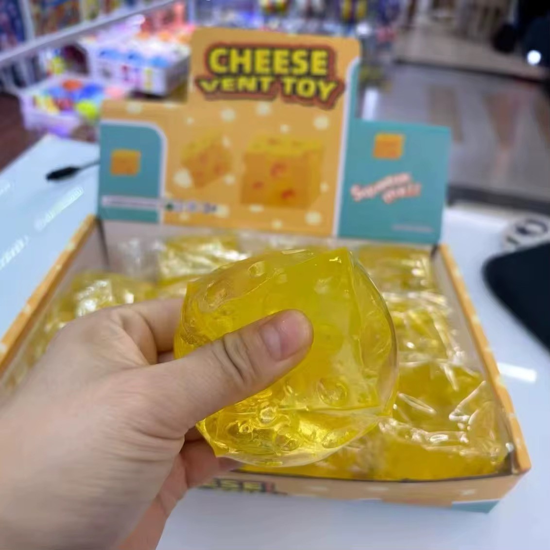 Honey Cheese Sensory Squishy Toy - Image 2