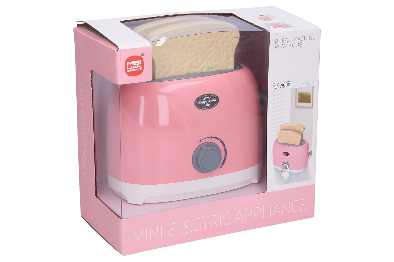Kids Pretend Play Pop-Up Toaster Set - Image 3