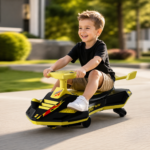 Kids Wiggle Drift Ride-On Cart