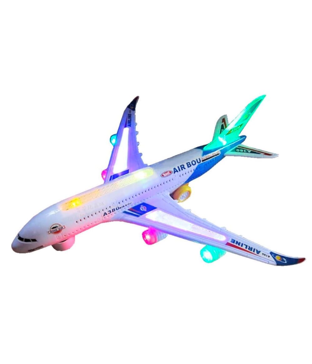 Light-Up Bump & Go Airbus A380 Toy Plane
