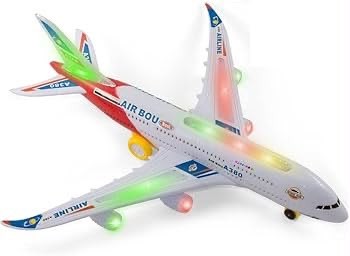 Light-Up Bump & Go Airbus A380 Toy Plane - Image 3