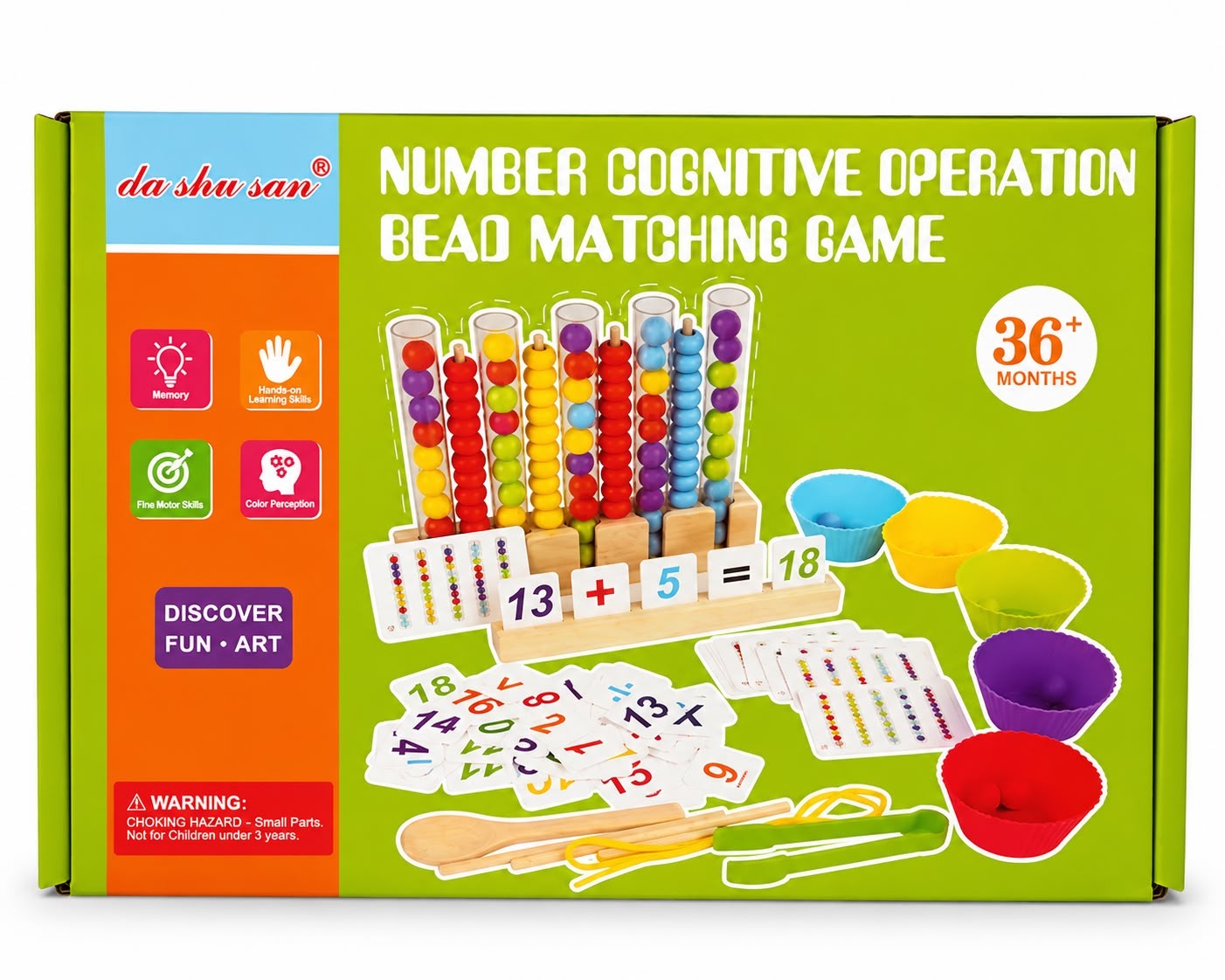 Number Cognitive Operation Bead Matching Game - Image 2