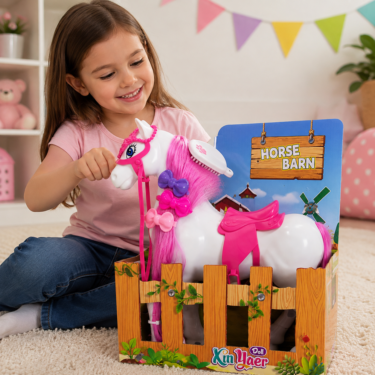 Horse Barn Fashion Pony Playset - Image 2