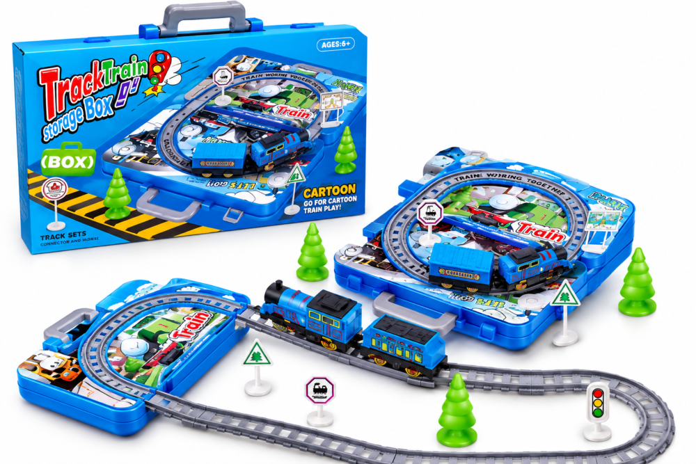 TrackTrain Storage Box Train Set