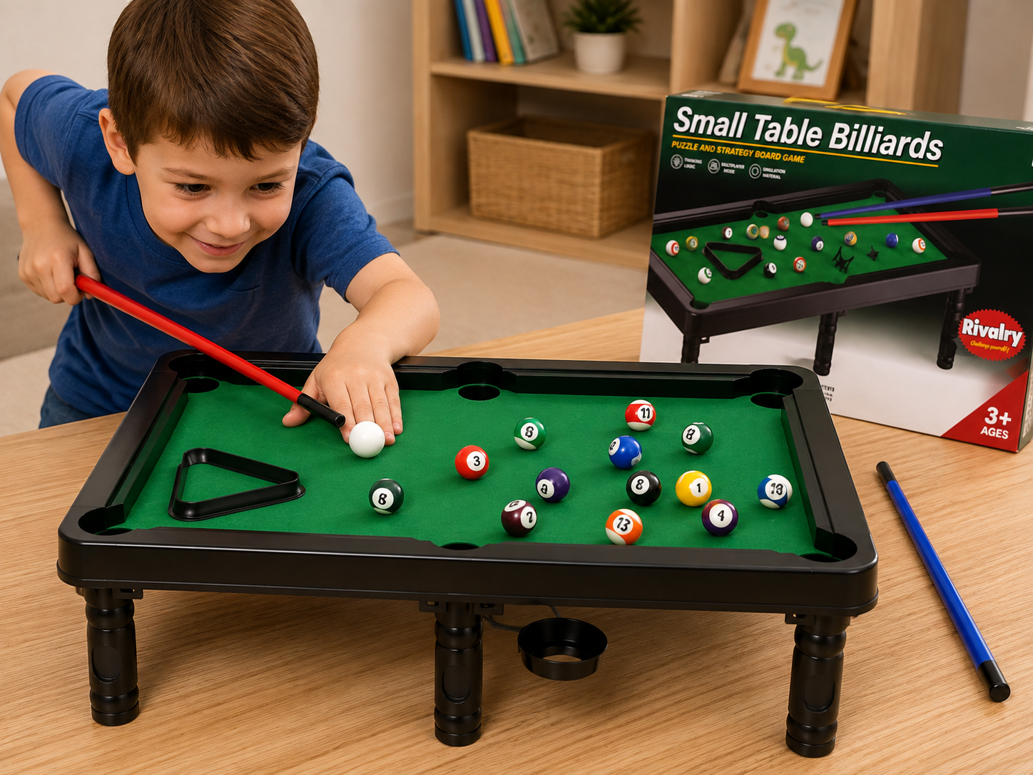 Mini Table Billiards Game - Image 3