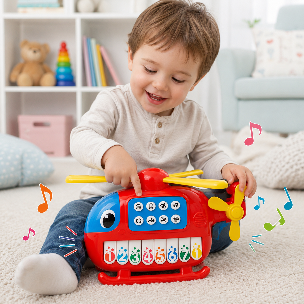 Kids Musical Aircraft Piano