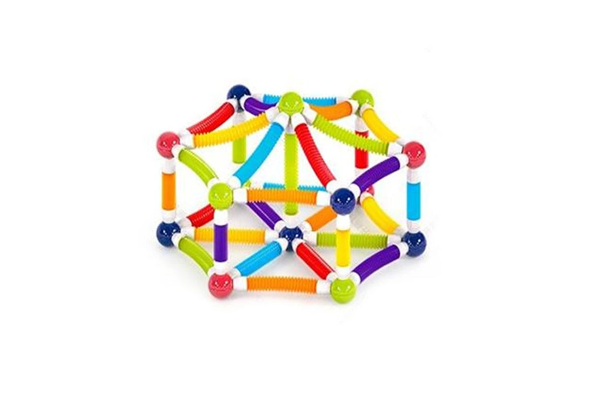 Magnetic Tube Blocks – 40 Piece Construction Set - Image 3