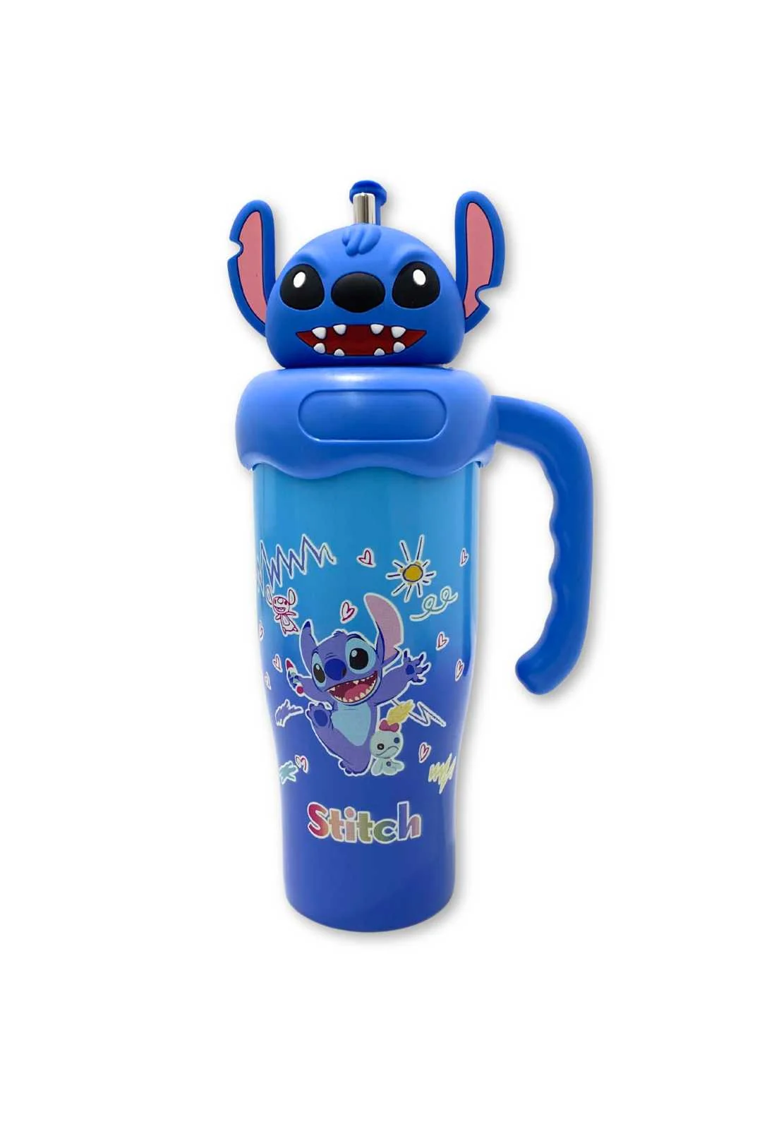 Stitch 850ml Stainless Steel Vacuum Tumbler with Straw