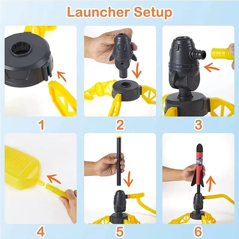 Flying Rocket Foam Rocket Launcher Set - Image 4