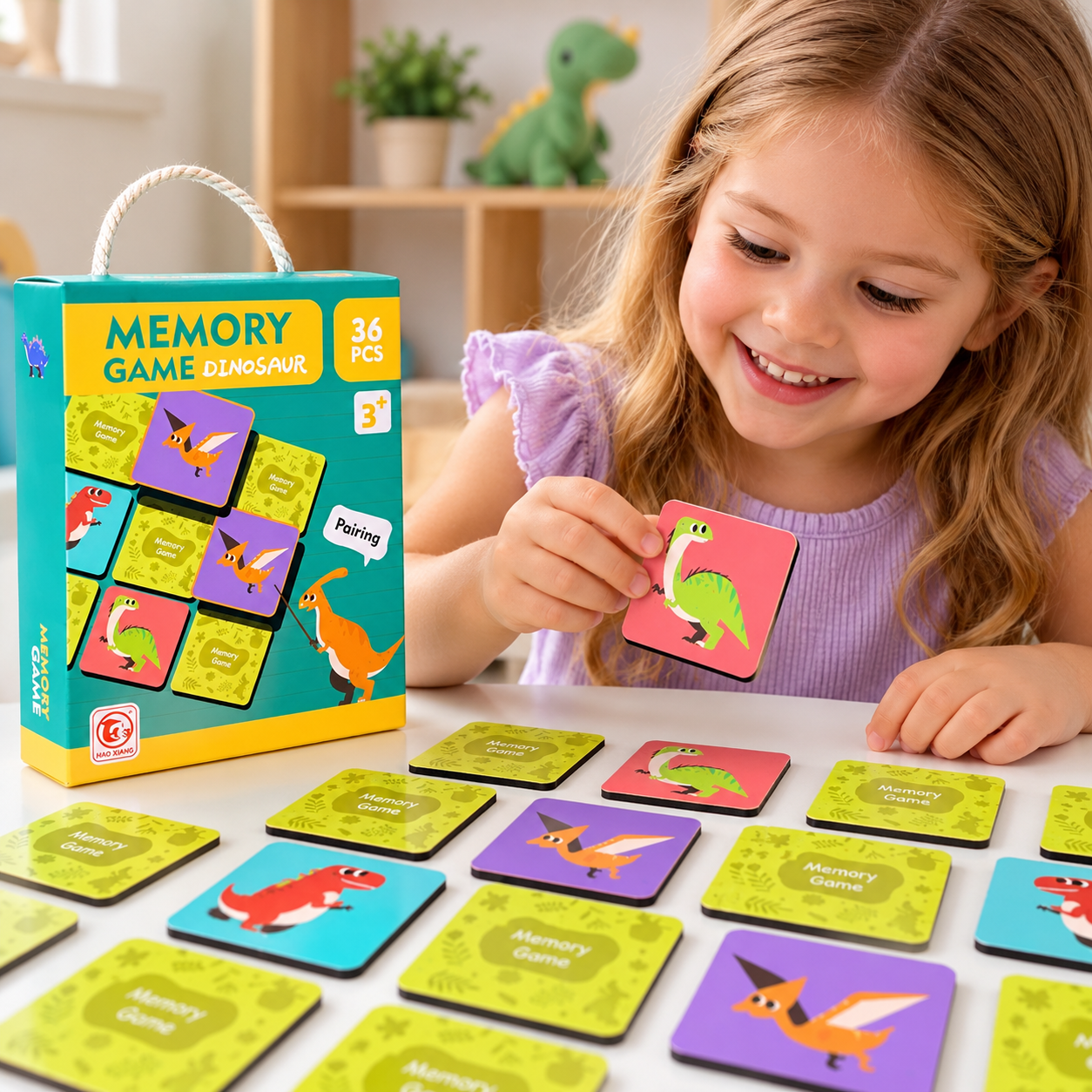 Dinosaur Memory Game – 36 Pieces - Image 2