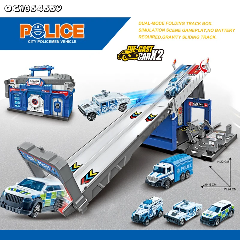 Police Gravity Track & Station Playset - Image 5