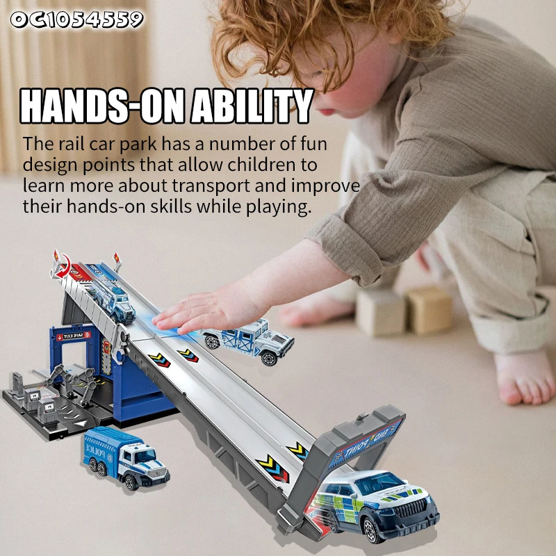 Police Gravity Track & Station Playset - Image 4