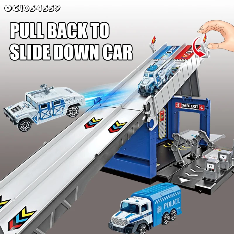 Police Gravity Track & Station Playset - Image 3