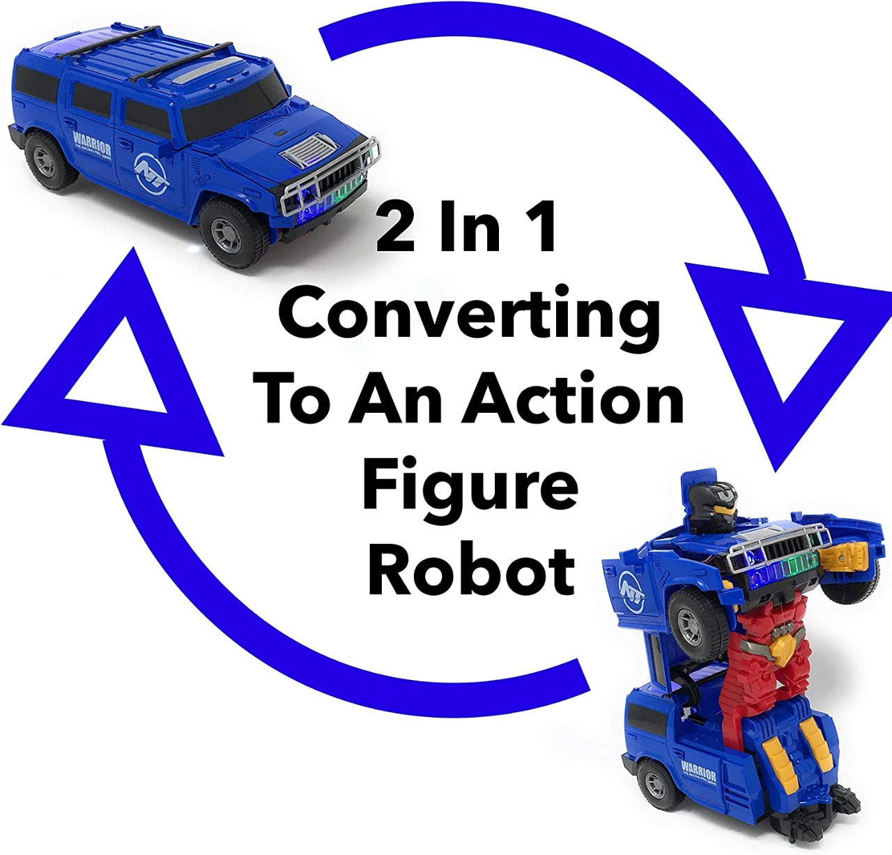 Warrior 2-in-1 Transforming Car Robot - Image 4