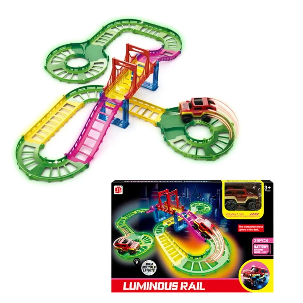 Luminous Rail Track Set – 29 Pieces