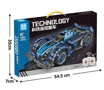 LEIBAO Technology RC Racing Car Building Set – 421 Pieces